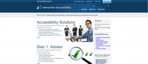 Interactive Accessibility Review - Homepage