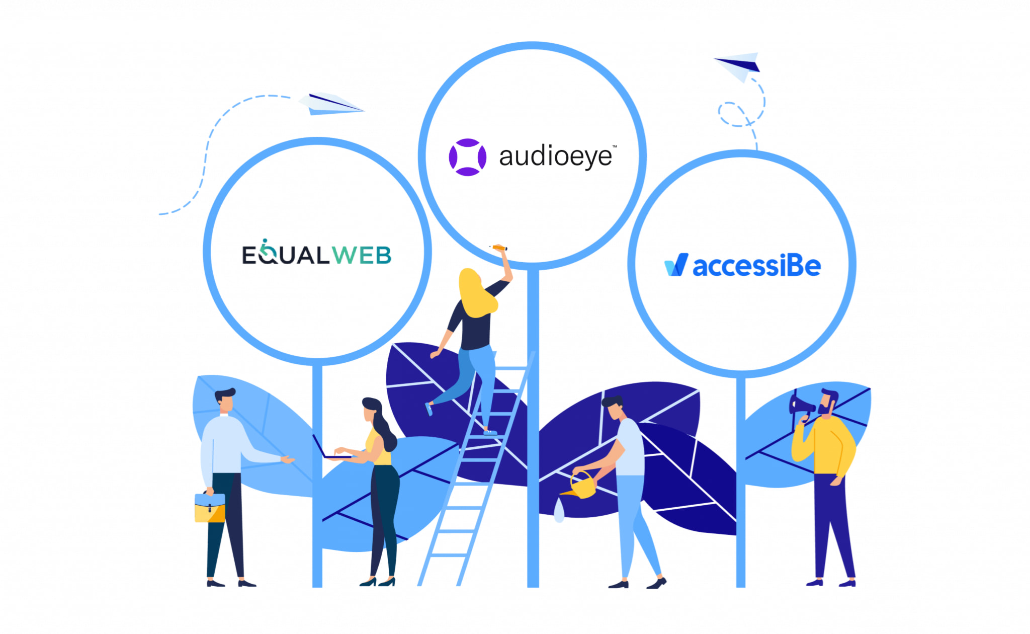 EqualWeb-, AudioEye- oder AccessiBe-Vergleich