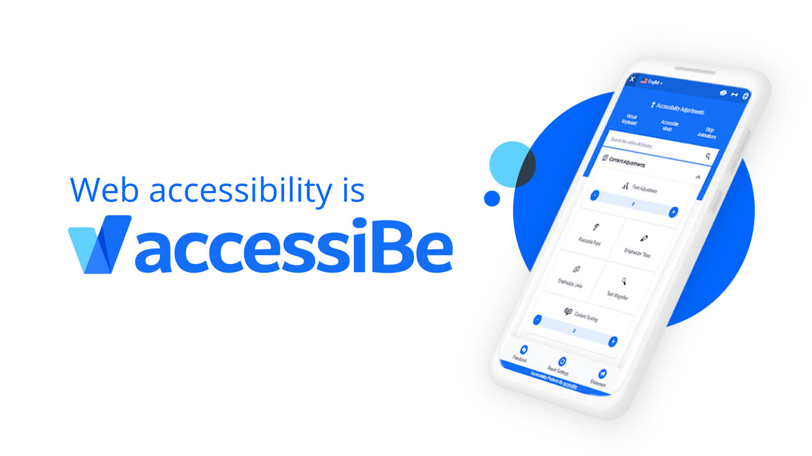 Web accessibility with accessibe