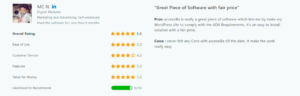 AccessiBe review - Benutzer teilen ihre Erfahrungen